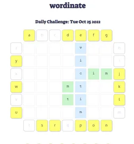 Wordinate